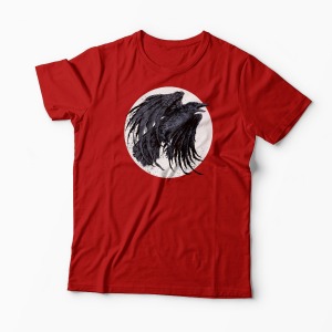 Tricou Cioara - Crow - Bărbați-Roșu