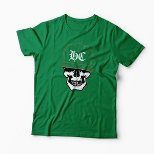 Tricou Craniu Hip-Hop Hardcore - Bărbați-Verde