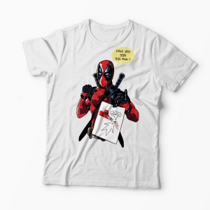 Tricou Deadpool Have You Seen Francis - Bărbați-Alb
