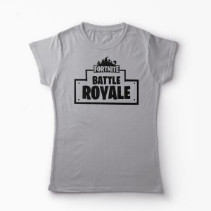 Tricou Fortnite Battle Royale - Femei-Gri