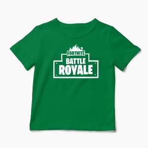 Tricou Fortnite Battle Royale - Copii-Verde