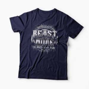 Tricou Gym Beast Mode - Bărbați-Bleumarin
