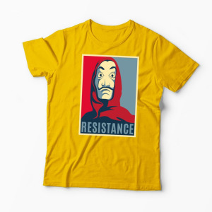 Tricou La Casa de Papel Resistance - Bărbați-Galben