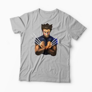 Tricou Logan - Wolverine - Bărbați-Gri