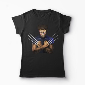 Tricou Logan - Wolverine - Femei-Negru