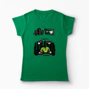Tricou Monstru - Femei-Verde