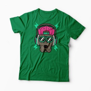 Tricou Personalizat Cool Dog - Bărbați-Verde