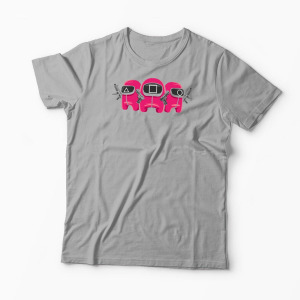 Tricou Personalizat Squid Game Imposter 1 - Bărbați-Gri