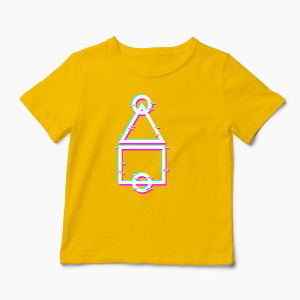 Tricou Personalizat Squid Game - Jocul Calamarului - Copii-Galben