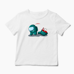Tricou Personalizat Squid Game True Imposter - Copii-Alb