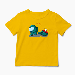 Tricou Personalizat Squid Game True Imposter - Copii-Galben