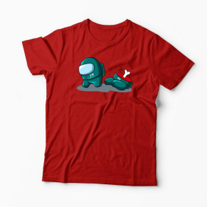 Tricou Personalizat Squid Game True Imposter - Bărbați-Roșu