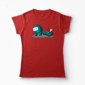 Tricou Personalizat Squid Game True Imposter - Femei-Roșu