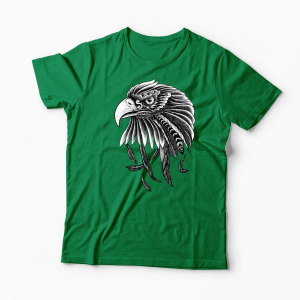 Tricou Personalizat Vultur Ornamental - Bărbați-Verde