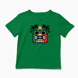 Tricou Petrecere de Muzică Reggae - Copii-Verde