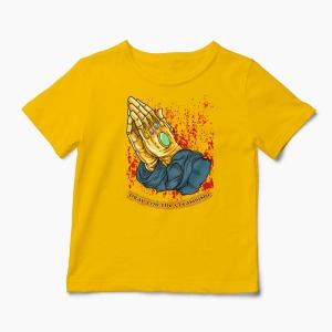 Tricou Rugați-vă Pentru Curățare - Copii-Galben