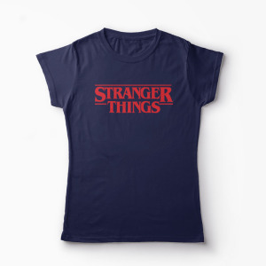 Tricou Stranger Things 1 - Femei-Bleumarin