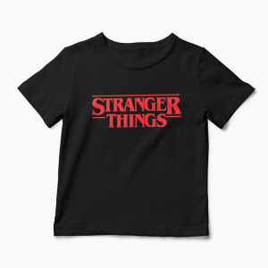 Tricou Stranger Things 1 - Copii-Negru