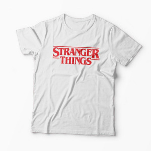 Tricou Stranger Things 1 - Bărbați-Alb