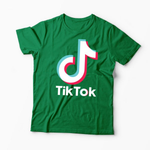 Tricou TikTok Logo - Bărbați-Verde