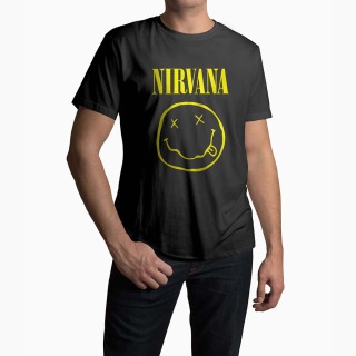 <span>Tricou Barbati Personalizat</span> Logo Nirvana Rock