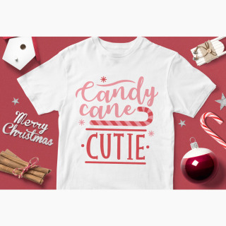 Tricou Crăciun Candy Cane Cutie