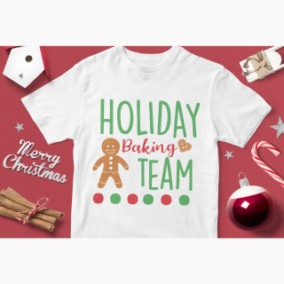 Tricou Crăciun Holiday Baking Team