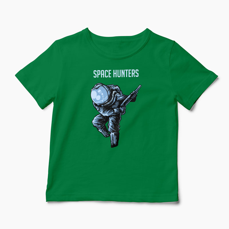 Tricou Astronaut Space Hunters - Copii-Verde