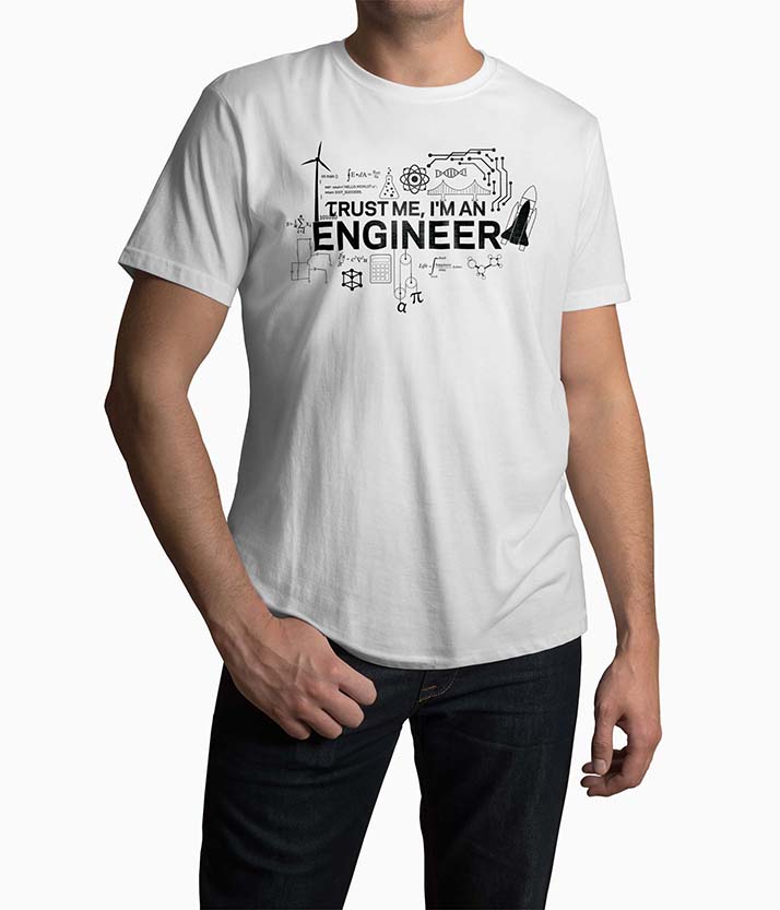 Tricou Barbati Personalizat Trust Me I'm An Engineer