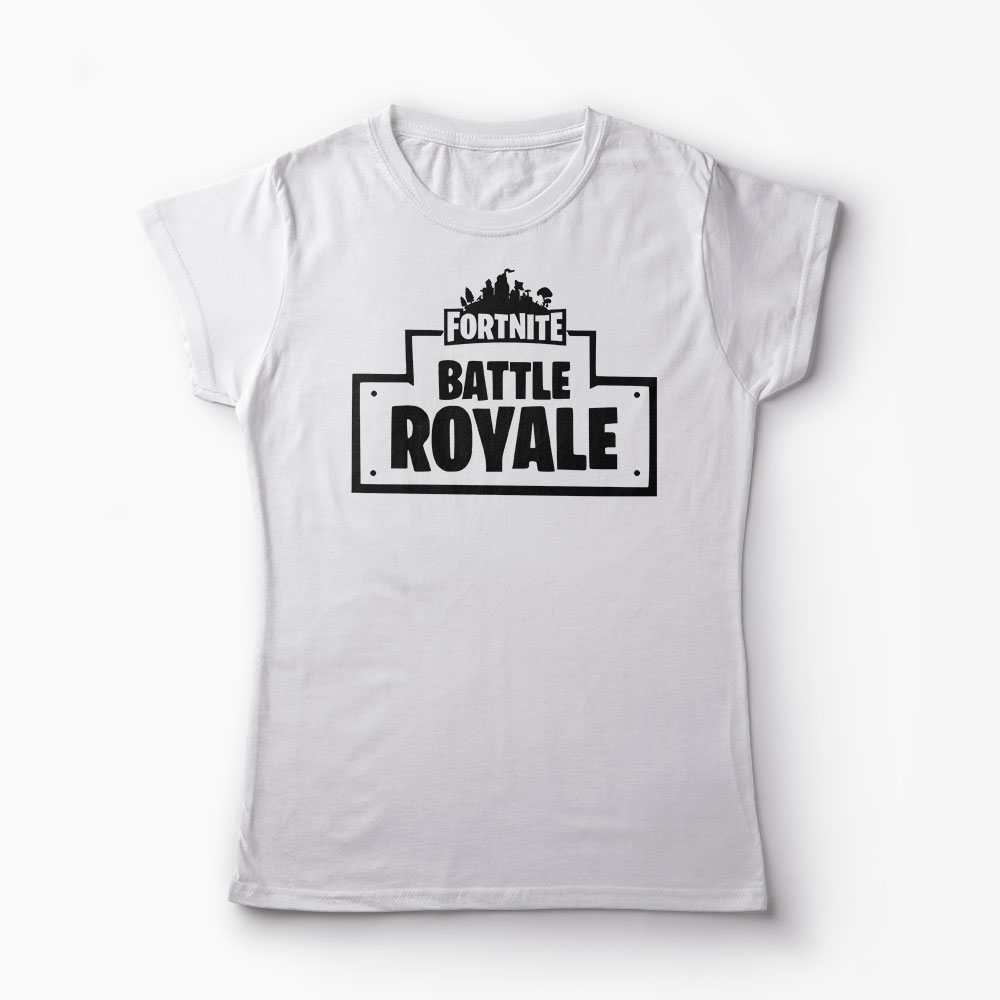 Tricou Fortnite Battle Royale - Femei-Alb