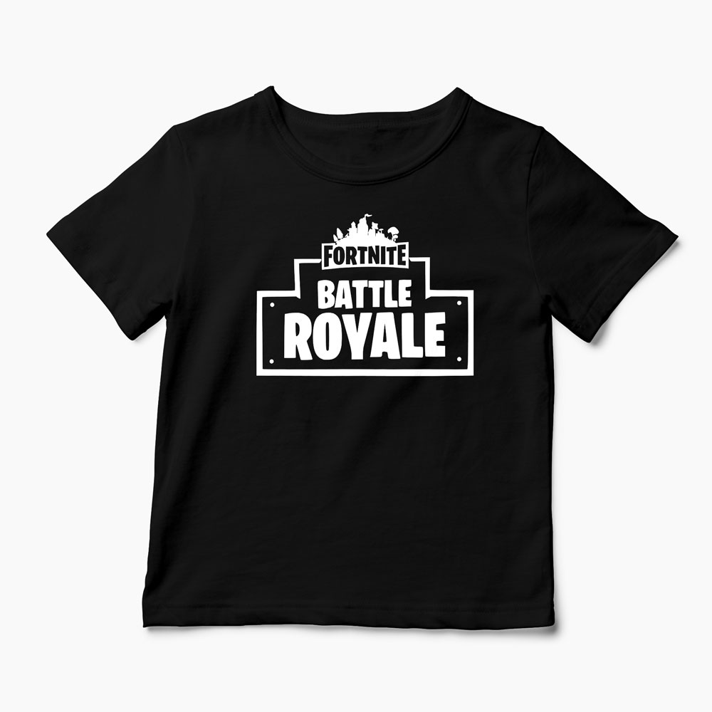 Tricou Fortnite Battle Royale - Copii-Negru