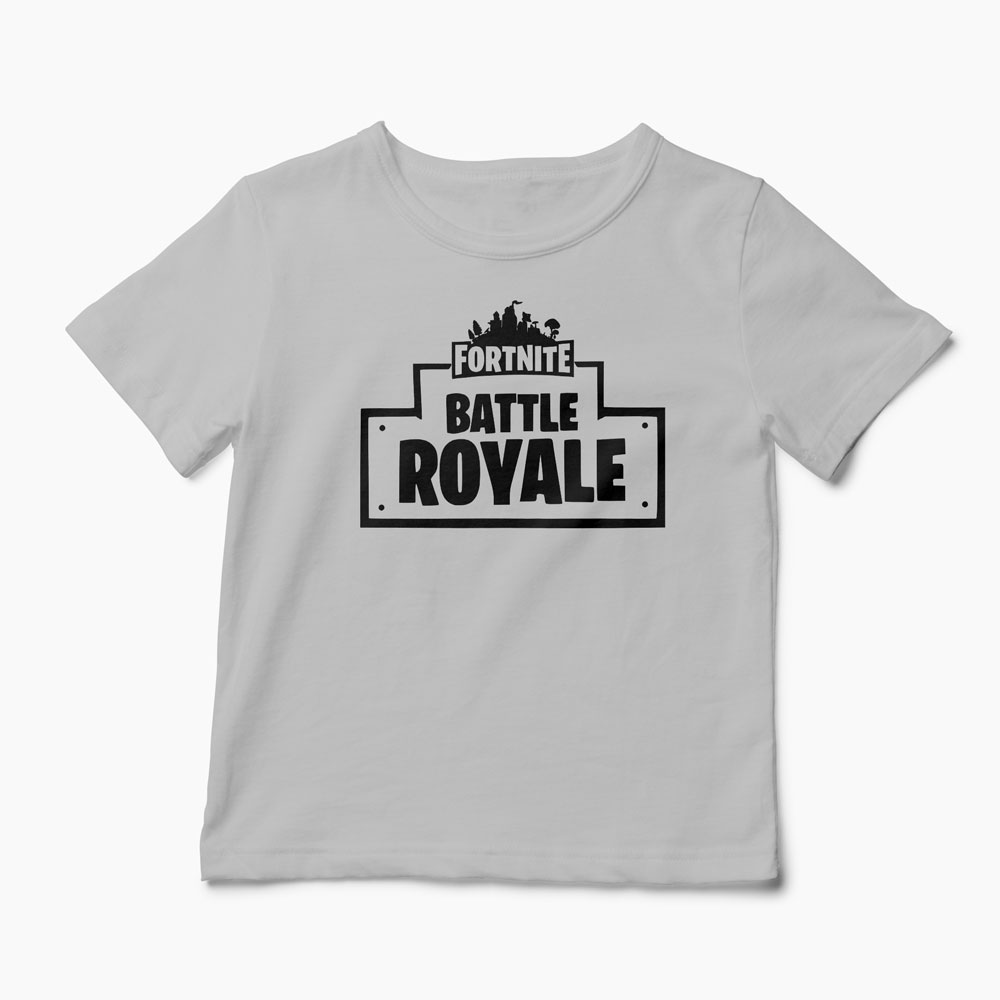 Tricou Fortnite Battle Royale - Copii-Gri
