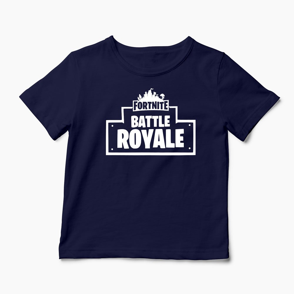 Tricou Fortnite Battle Royale - Copii-Bleumarin