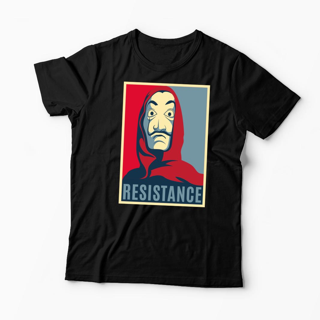 Tricou La Casa de Papel Resistance - Bărbați-Negru