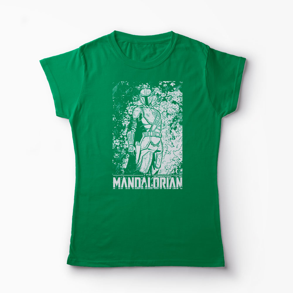 Tricou Mandalorian - Star Wars - Femei-Verde