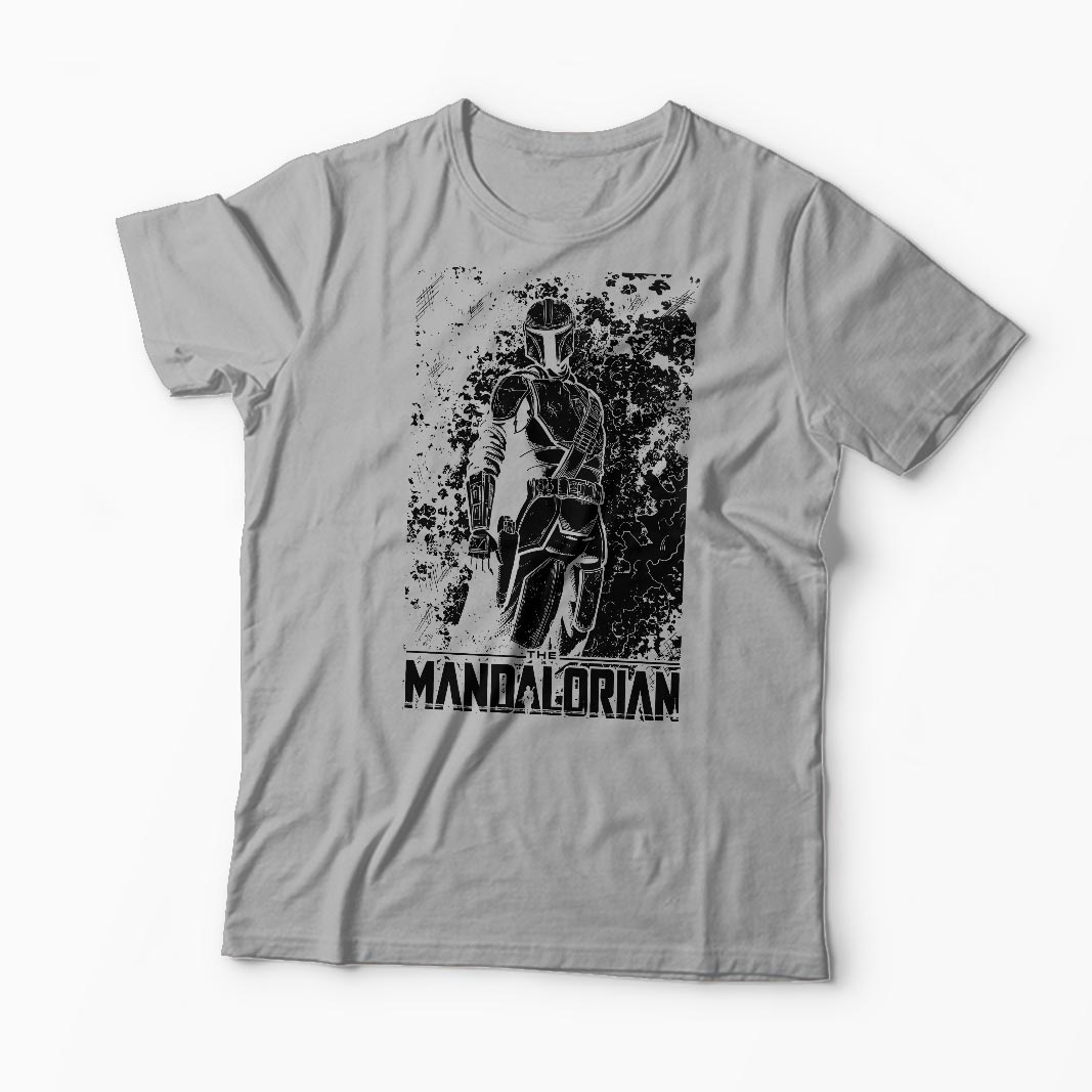 Tricou Mandalorian - Star Wars - Bărbați-Gri