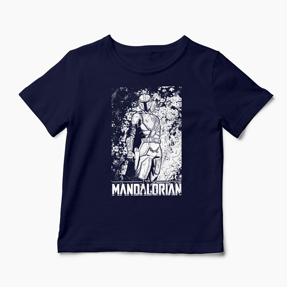 Tricou Mandalorian - Star Wars - Copii-Bleumarin
