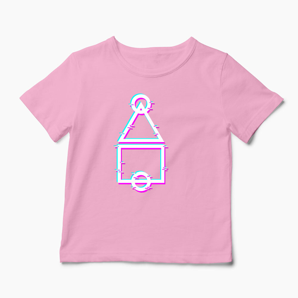 Tricou Personalizat Squid Game - Jocul Calamarului - Copii-Roz