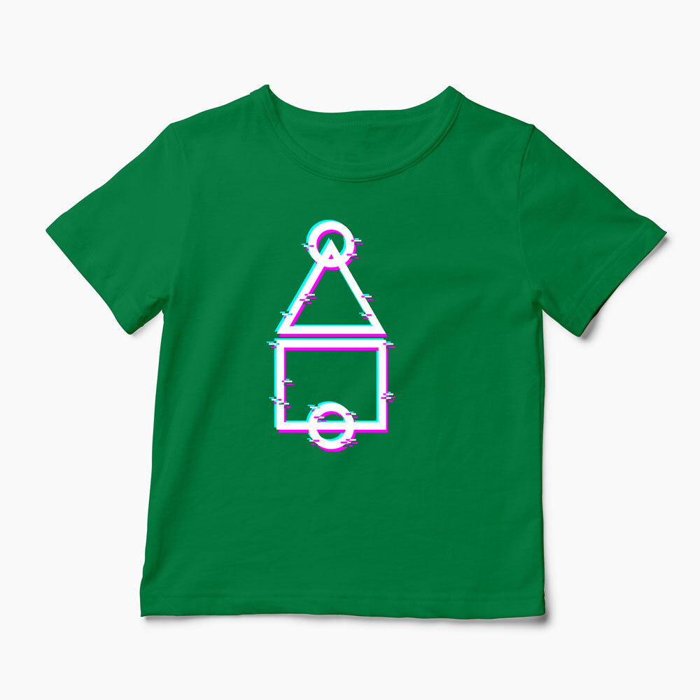 Tricou Personalizat Squid Game - Jocul Calamarului - Copii-Verde