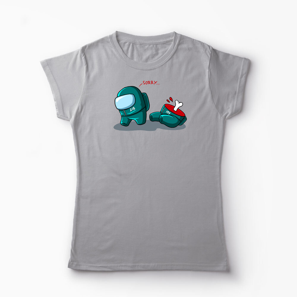 Tricou Personalizat Squid Game True Imposter - Femei-Gri