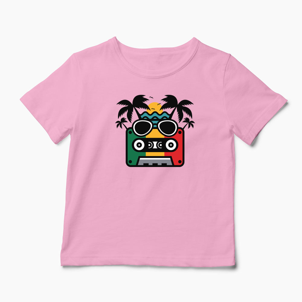 Tricou Petrecere de Muzică Reggae - Copii-Roz