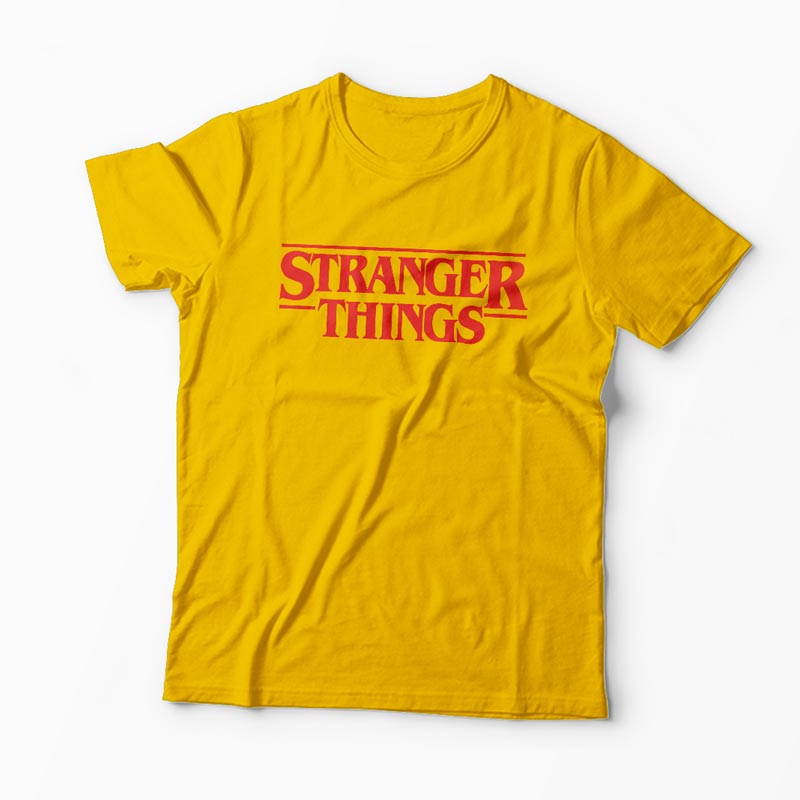 Tricou Stranger Things 1 - Bărbați-Galben