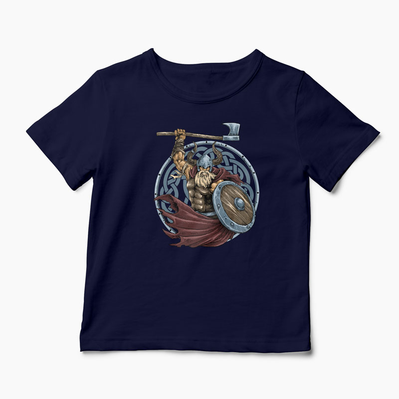 Tricou Viking Ragnar - Copii-Bleumarin