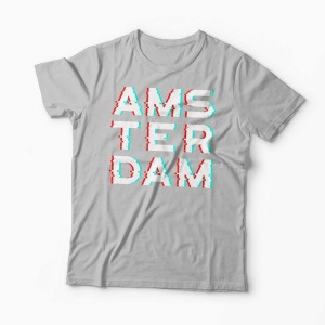 Tricou Amsterdam - Bărbați-Gri