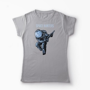 Tricou Astronaut Space Hunters - Femei-Gri