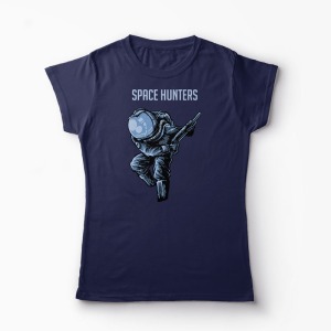 Tricou Astronaut Space Hunters - Femei-Bleumarin