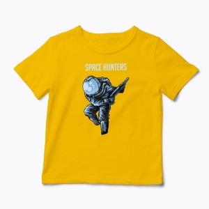 Tricou Astronaut Space Hunters - Copii-Galben