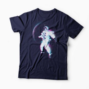 Tricou Astronaut Spatiu - Bărbați-Bleumarin
