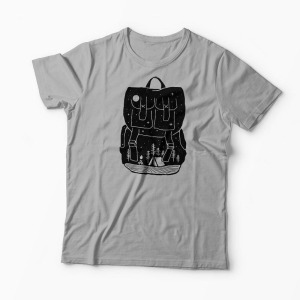 Tricou Backpacker - Natura Rucsac - Bărbați-Gri