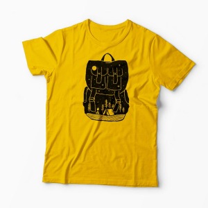Tricou Backpacker - Natura Rucsac - Bărbați-Galben